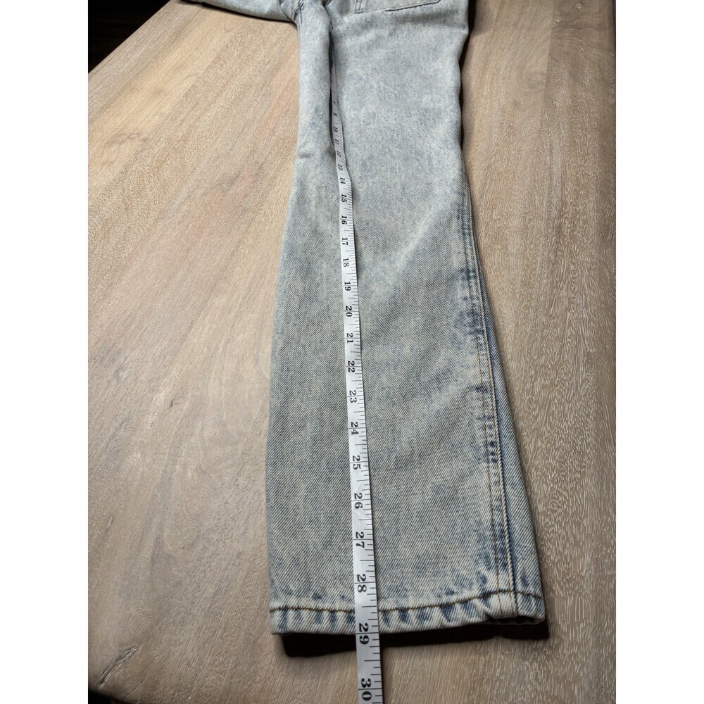 Sezane NWT Brut Sexy Tall Jeans in Edge Blue Light Wash Size 25 Organic Cotton - Picture 12 of 12